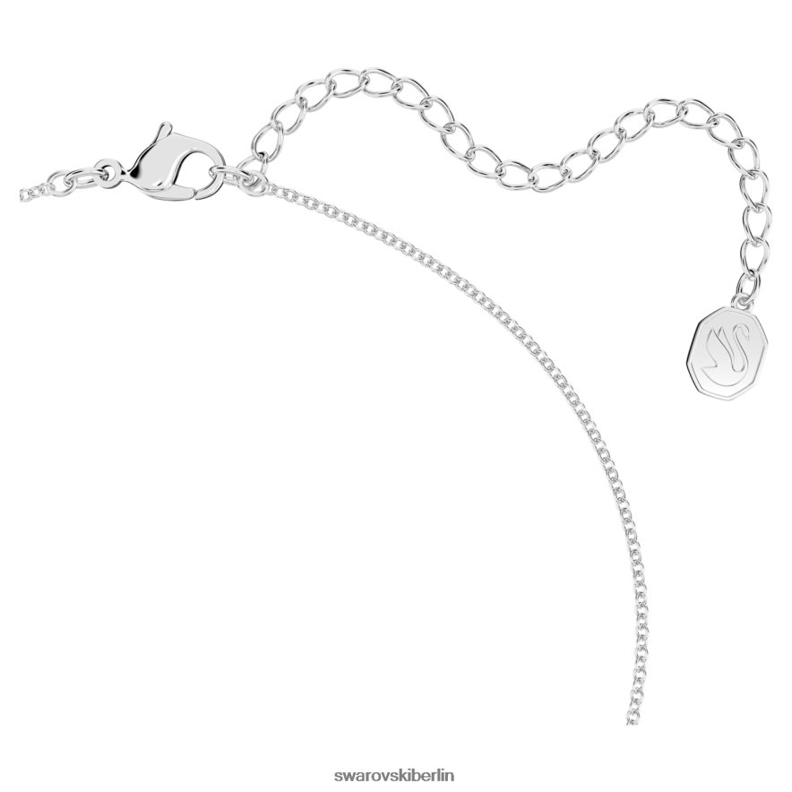 Swarovski Lilia-Y-Halskette Schmetterling, blau, rhodiniert Schmuck HLT44826