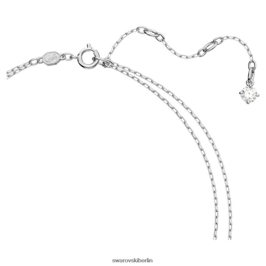Swarovski Millenia-Halskette Achteckschliff, grün, rhodiniert Schmuck HLT44861
