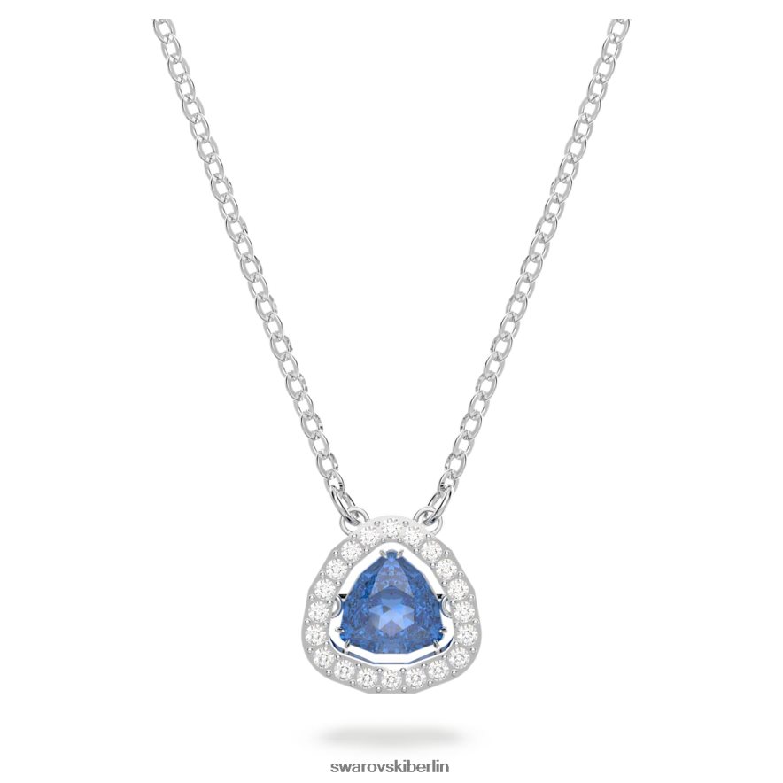 Swarovski Millenia-Halskette Trilliantschliff, blau, rhodiniert Schmuck HLT44857