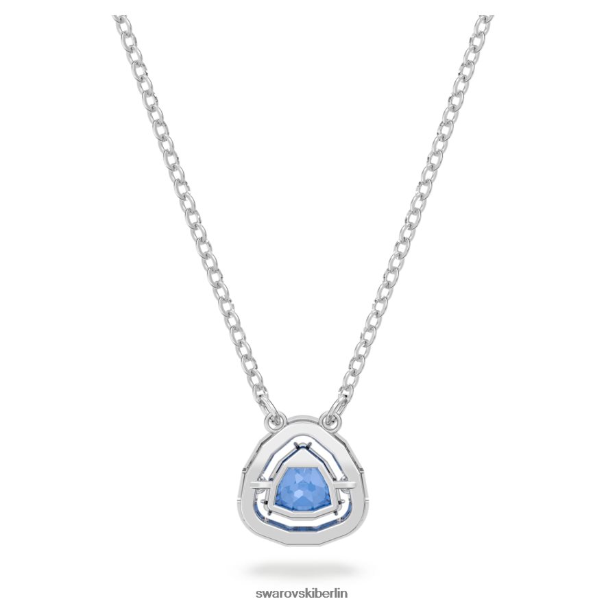 Swarovski Millenia-Halskette Trilliantschliff, blau, rhodiniert Schmuck HLT44857