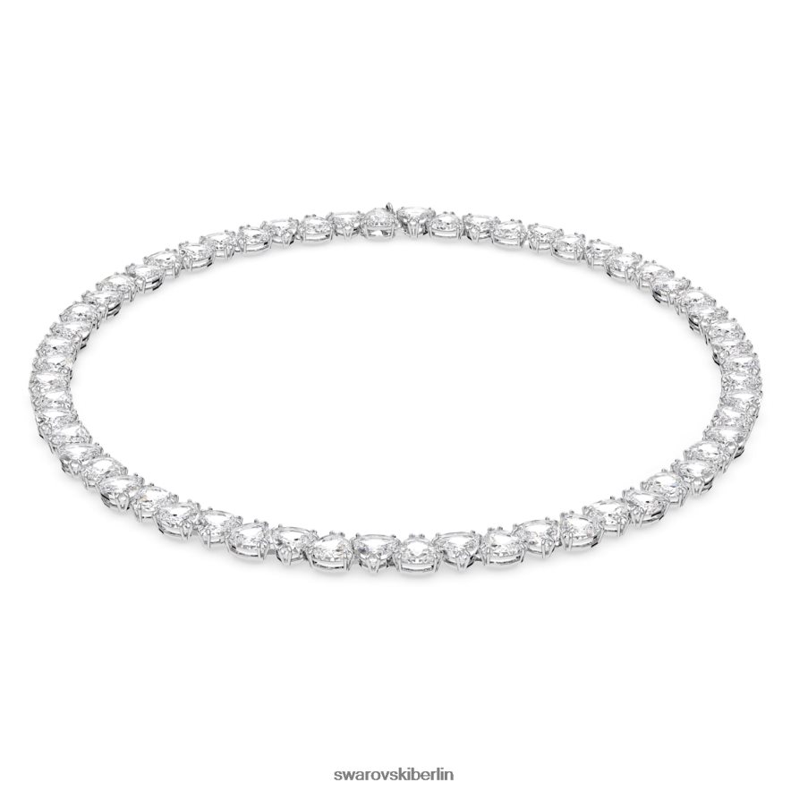 Swarovski Millenia-Halskette Trilliantschliff, weiß, rhodiniert Schmuck HLT448137