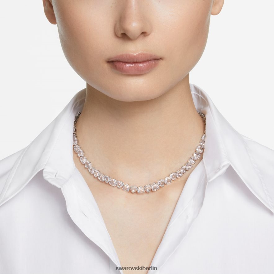 Swarovski Millenia-Halskette Trilliantschliff, weiß, rhodiniert Schmuck HLT448137