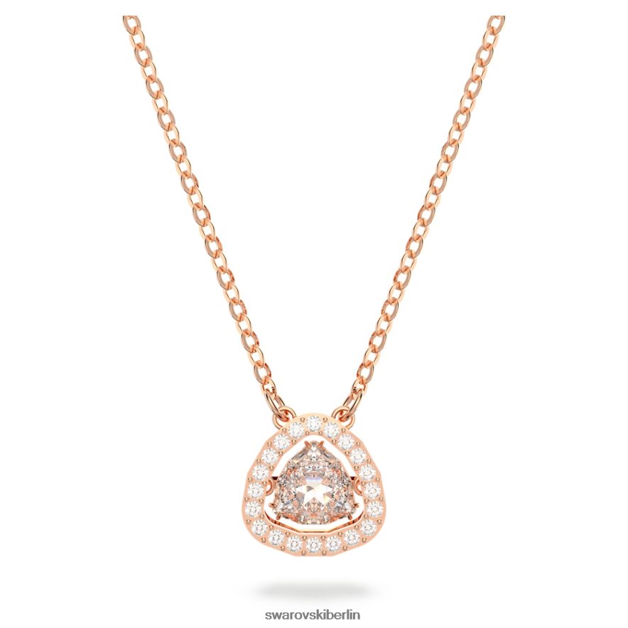 Swarovski Millenia-Halskette Trilliantschliff, weiß, rosévergoldet Schmuck HLT44863