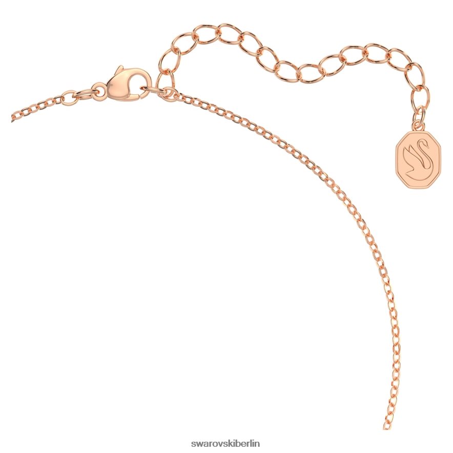 Swarovski Millenia-Halskette Trilliantschliff, weiß, rosévergoldet Schmuck HLT44863