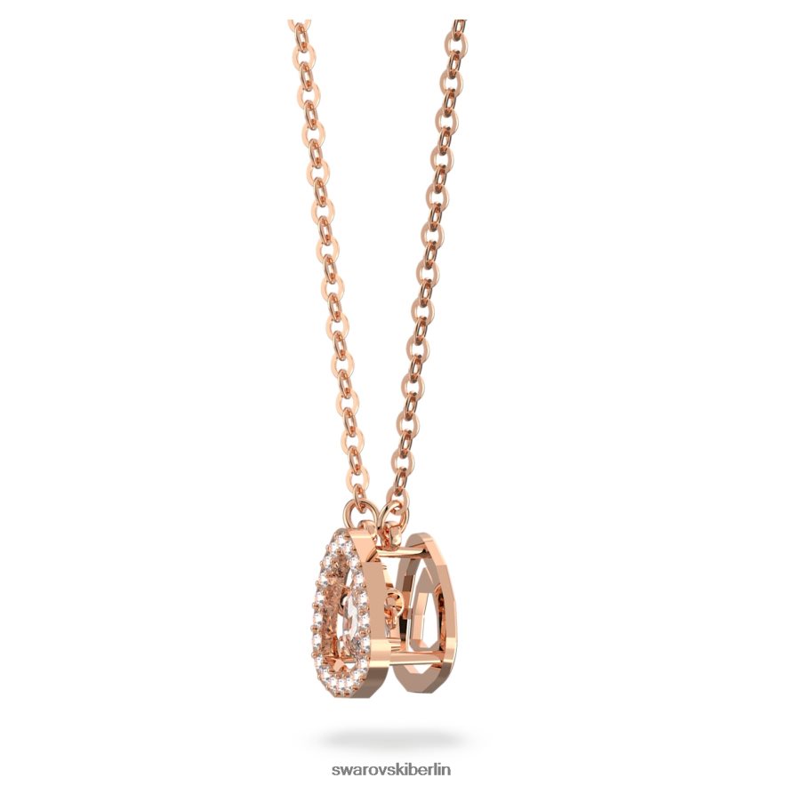 Swarovski Millenia-Halskette Trilliantschliff, weiß, rosévergoldet Schmuck HLT44863