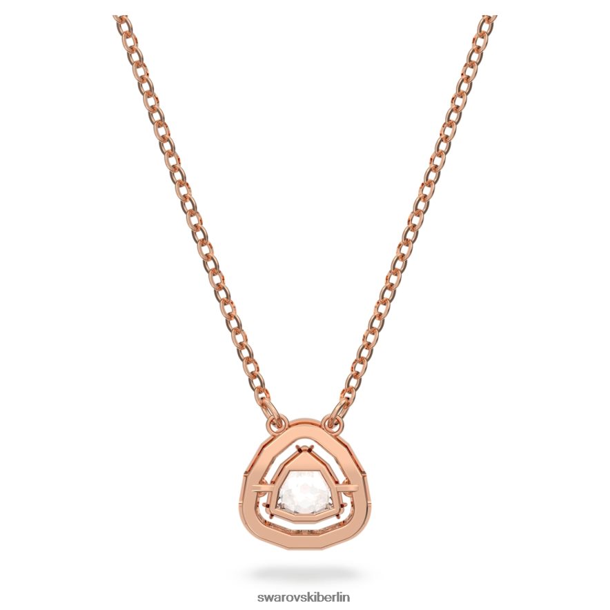 Swarovski Millenia-Halskette Trilliantschliff, weiß, rosévergoldet Schmuck HLT44863
