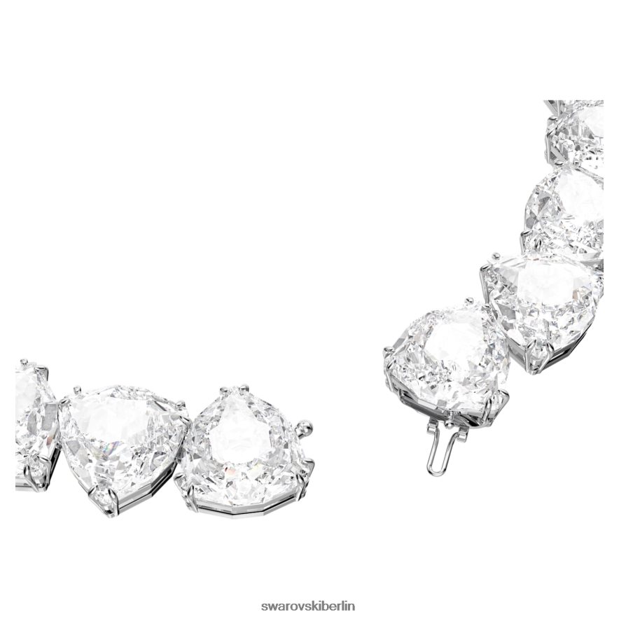 Swarovski Millenia-Halskette Übergroße Kristalle, Trilliantschliff, weiß, rhodiniert Schmuck HLT44886