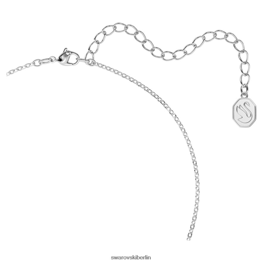 Swarovski Millenia-Halskette im Achteckschliff blau, rhodiniert Schmuck HLT44827
