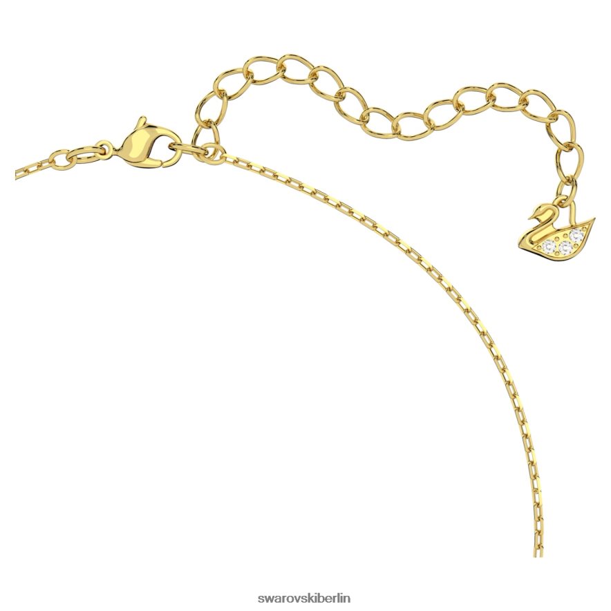 Swarovski Millenia-Halskette im Achteckschliff gelb, vergoldet Schmuck HLT44832