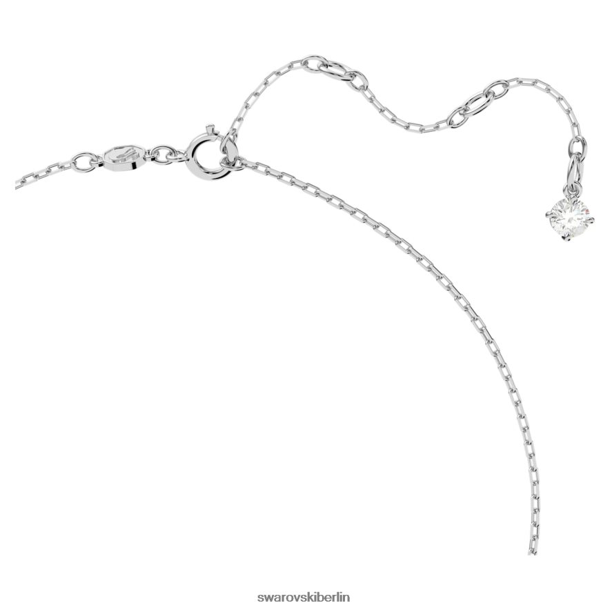 Swarovski Millenia-Halskette im Achteckschliff grün, rhodiniert Schmuck HLT44883