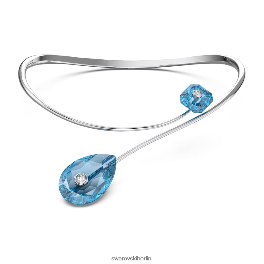 Swarovski Numina-Halskette blau, rhodiniert Schmuck HLT44880