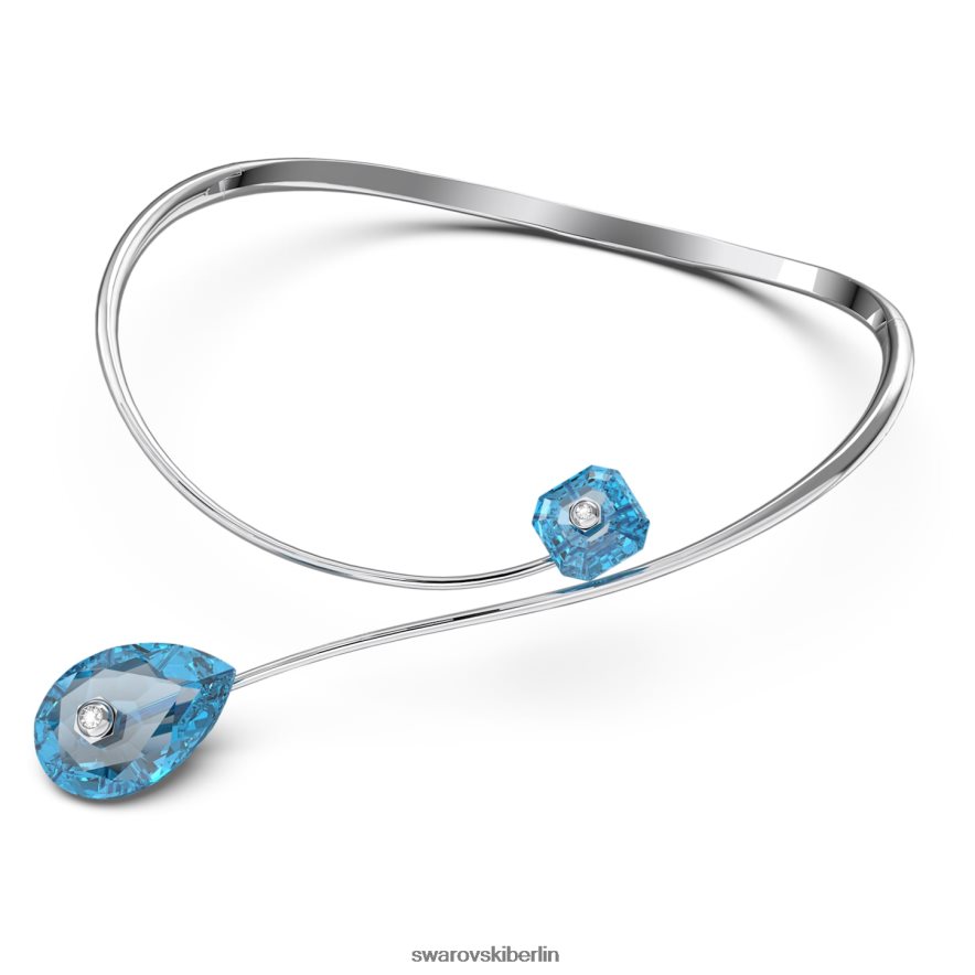 Swarovski Numina-Halskette blau, rhodiniert Schmuck HLT44880