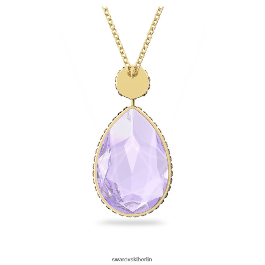 Swarovski Orbita-Halskette Tropfenschliff, mehrfarbig, vergoldet Schmuck HLT44856