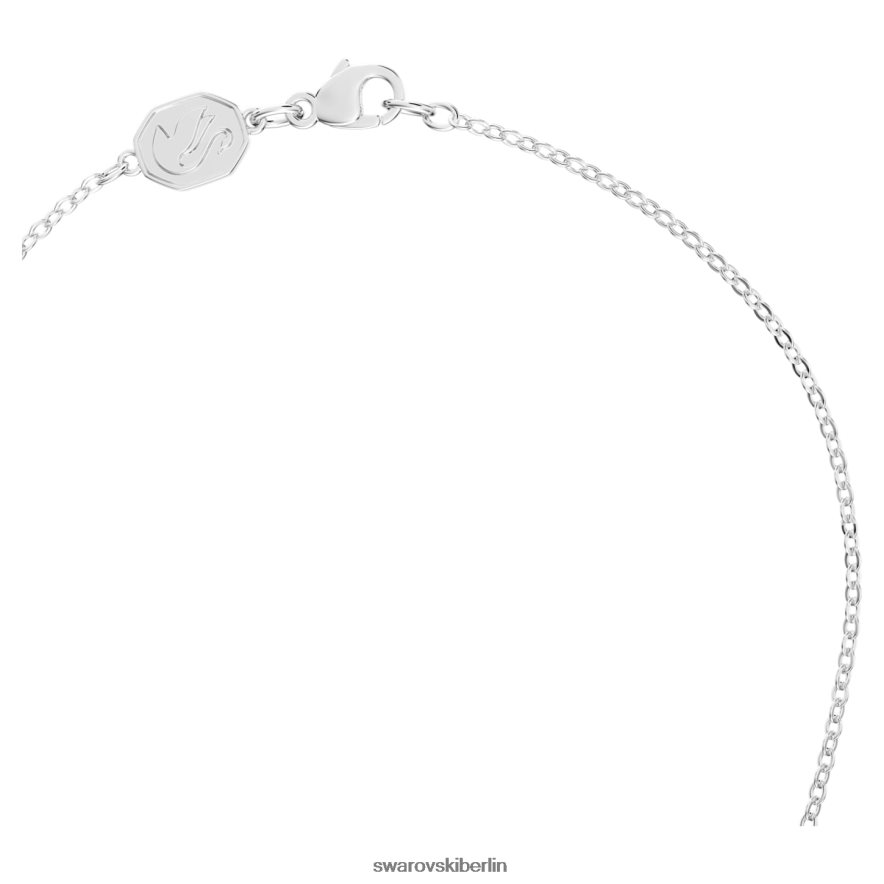 Swarovski Signum y Halskette Schwan, blau, rhodiniert Schmuck HLT448115