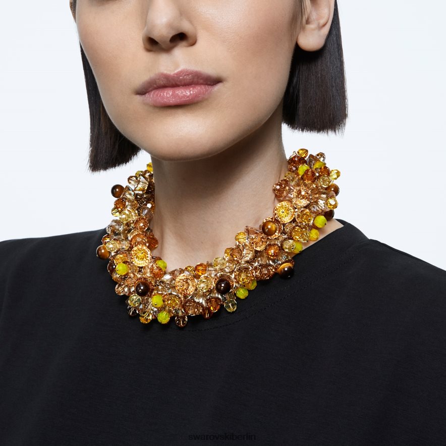 Swarovski Somnia-Halskette Statement, mehrfarbig, vergoldet Schmuck HLT44895