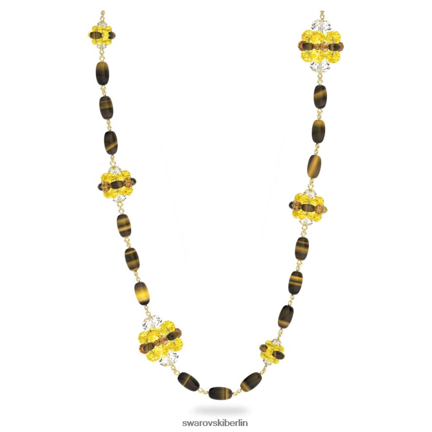 Swarovski Somnia-Halskette braun, vergoldet Schmuck HLT44885