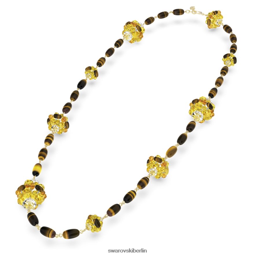 Swarovski Somnia-Halskette braun, vergoldet Schmuck HLT44885