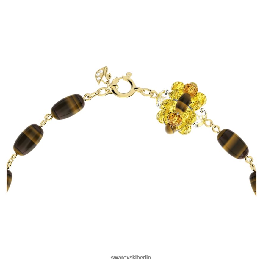 Swarovski Somnia-Halskette braun, vergoldet Schmuck HLT44885
