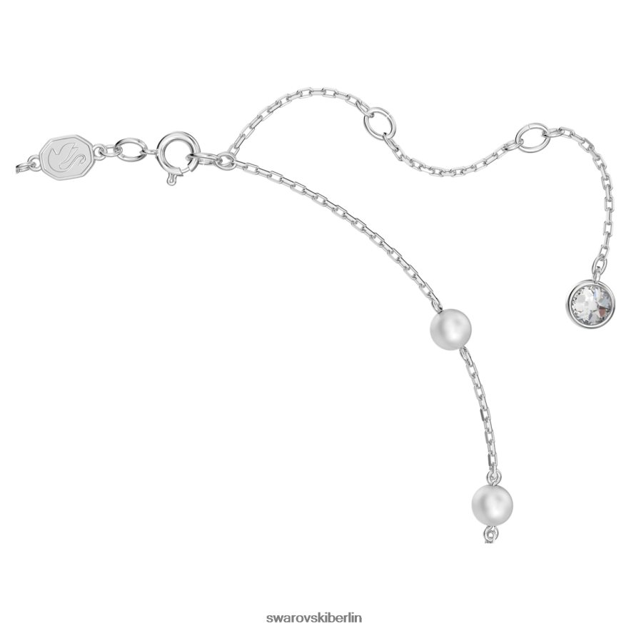 Swarovski Stella-Halskette Stern, weiß, rhodiniert Schmuck HLT44898