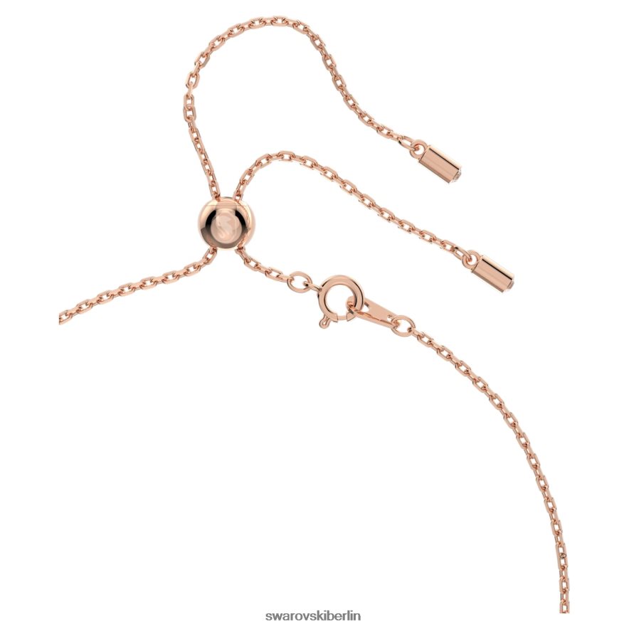 Swarovski Stella Y Halskette Drachenschliff, Stern, weiß, rosévergoldet Schmuck HLT44893