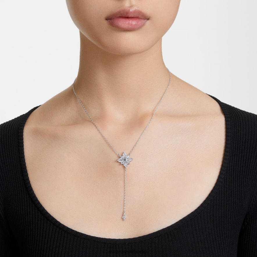 Swarovski Stella Y Halskette Stern, weiß, rhodiniert Schmuck HLT44834