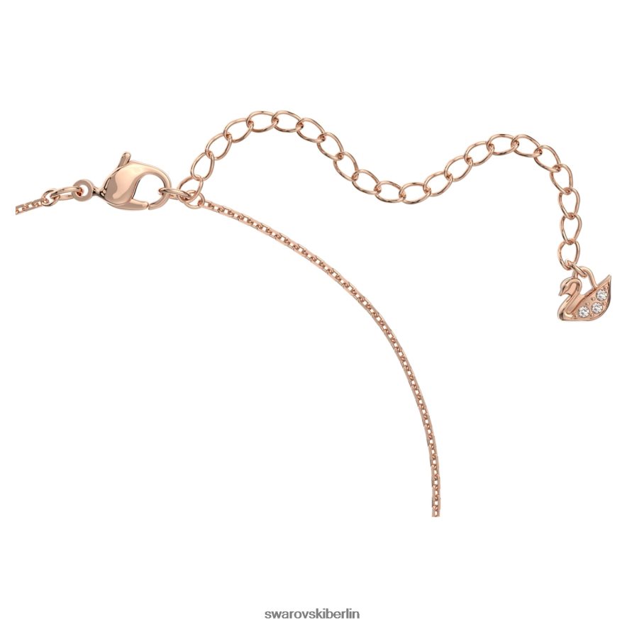 Swarovski Twist-Halskette weiß, rosévergoldet Schmuck HLT448100
