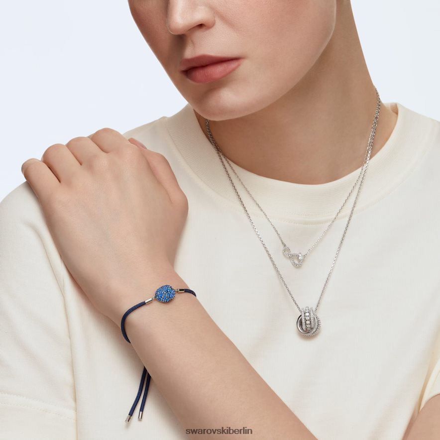 Swarovski Unendlichkeitskette unendlich, weiß, rhodiniert Schmuck HLT44875