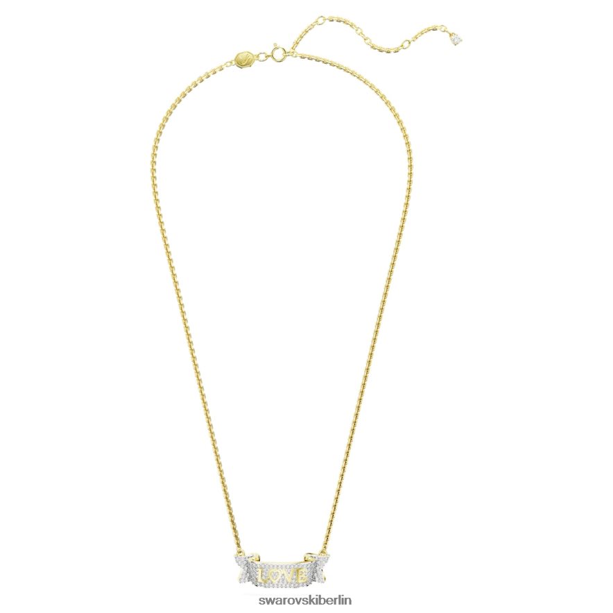 Swarovski Volta Love Halskette weiß, vergoldet Schmuck HLT44891