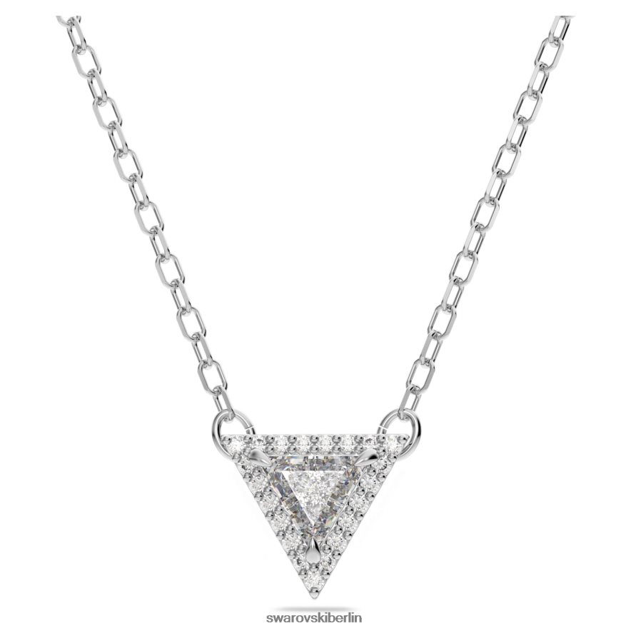 Swarovski ortyx-Halskette Dreiecksschliff, weiß, rhodiniert Schmuck HLT448132