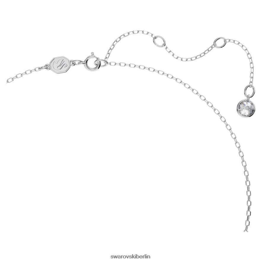 Swarovski ortyx-Halskette Dreiecksschliff, weiß, rhodiniert Schmuck HLT448132