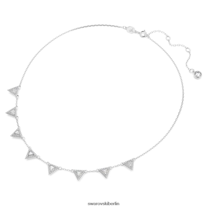 Swarovski ortyx-Halskette Dreiecksschliff, weiß, rhodiniert Schmuck HLT44851