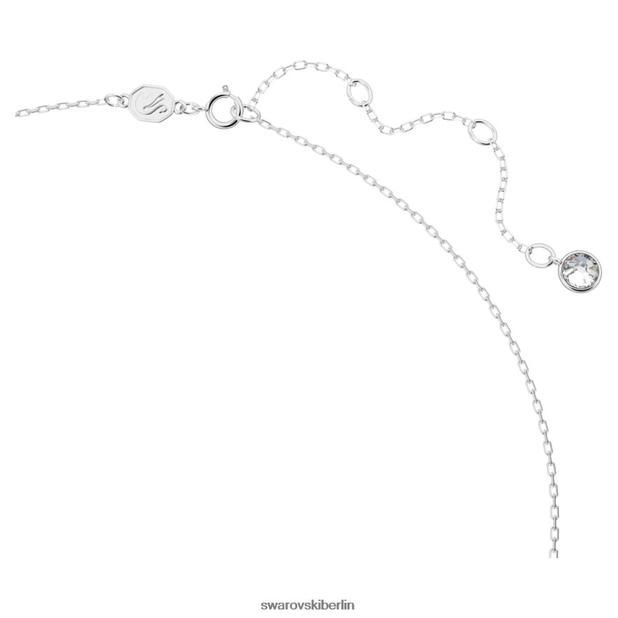 Swarovski ortyx-Halskette Dreiecksschliff, weiß, rhodiniert Schmuck HLT44851