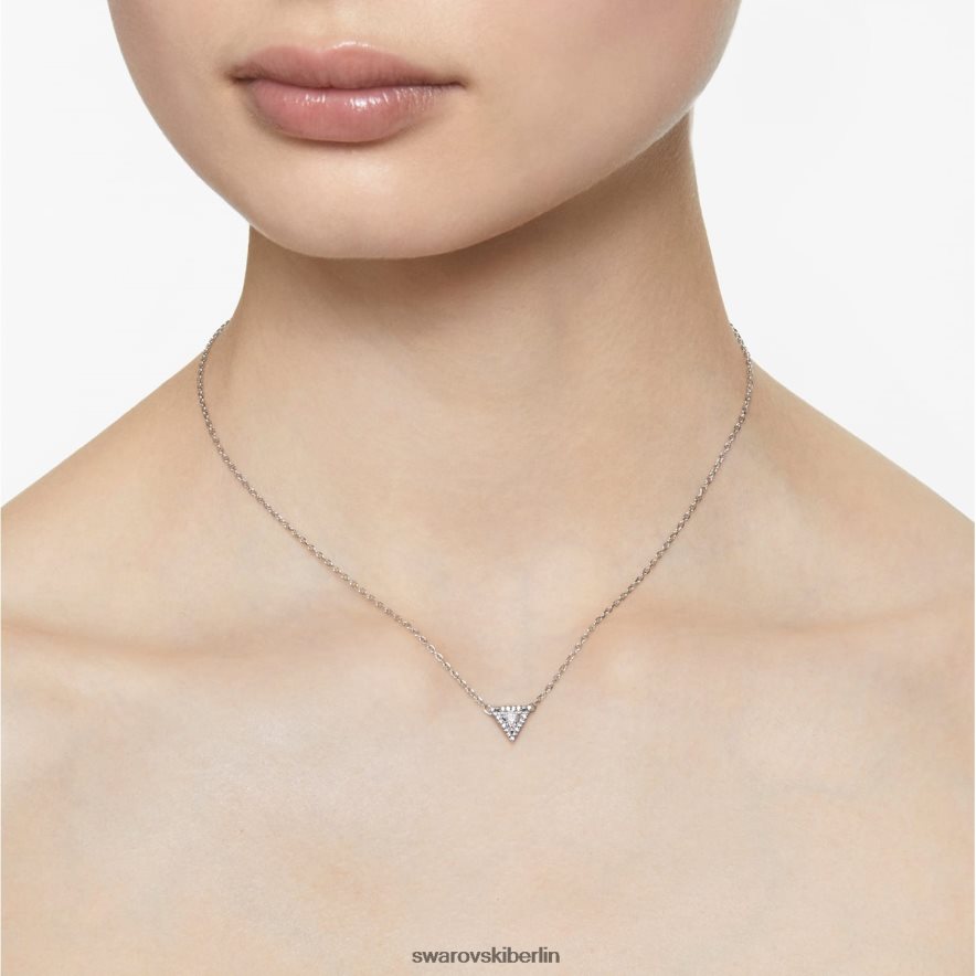 Swarovski ortyx-Halskette Dreiecksschliff, weiß, rhodiniert Schmuck HLT44874