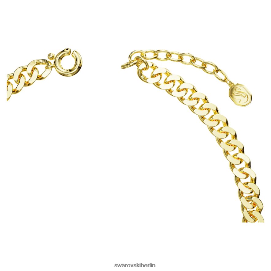 Swarovski Chroma-Halsband Mischschliffe, mehrfarbig, vergoldet Schmuck HLT448366