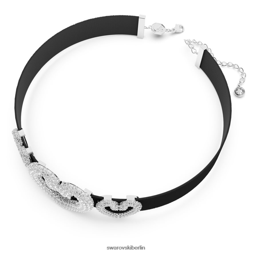 Swarovski Ein Halsband Herz (3), weiß, rhodiniert Schmuck HLT448352