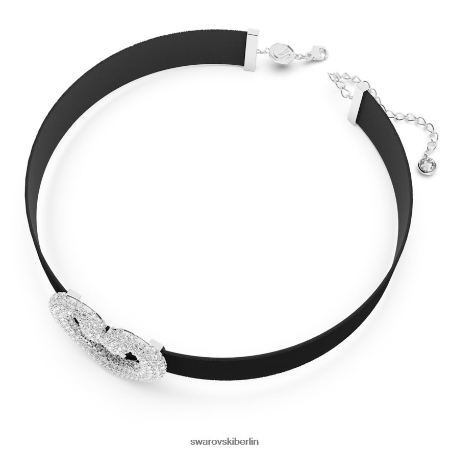 Swarovski Ein Halsband Herz, weiß, rhodiniert Schmuck HLT448354