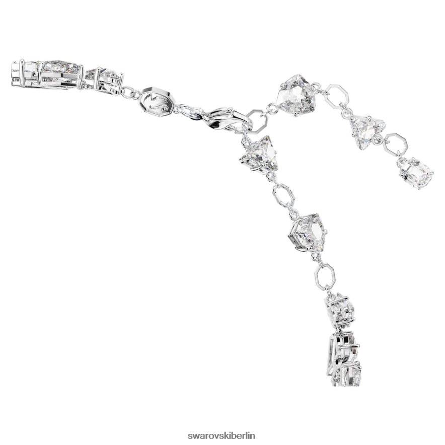 Swarovski Mesmera-Halsband Mischschliffe, weiß, rhodiniert Schmuck HLT448358