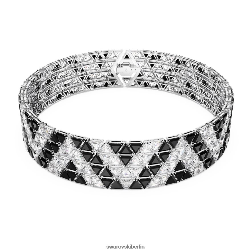 Swarovski Ortyx-Halsband Dreiecksschliff, schwarz, rhodiniert Schmuck HLT448359