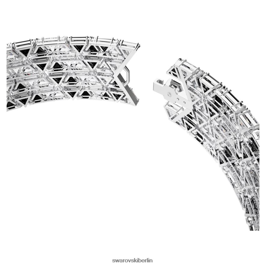Swarovski Ortyx-Halsband Dreiecksschliff, schwarz, rhodiniert Schmuck HLT448359