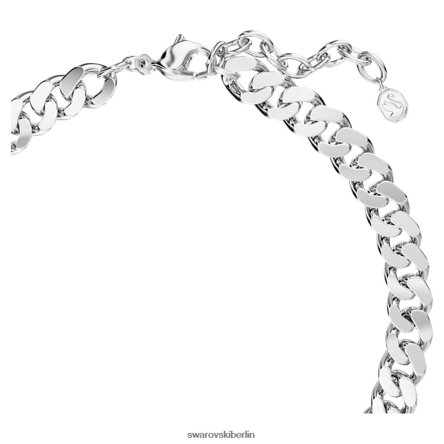 Swarovski Volta-Halsband Herz, weiß, rhodiniert Schmuck HLT448369