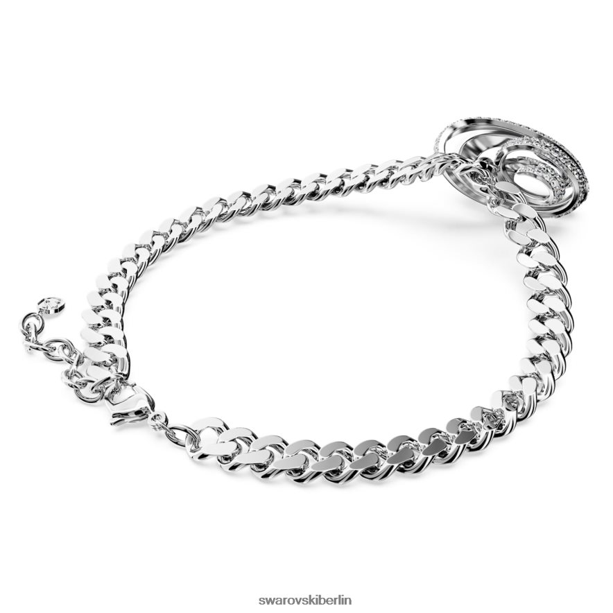 Swarovski Volta-Halsband Herz, weiß, rhodiniert Schmuck HLT448369