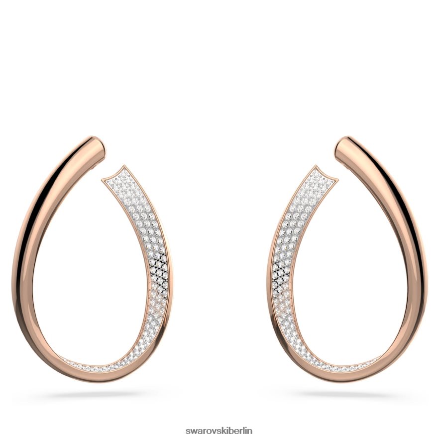 Swarovski Es gibt Creolen weiß, rosévergoldet Schmuck HLT448909