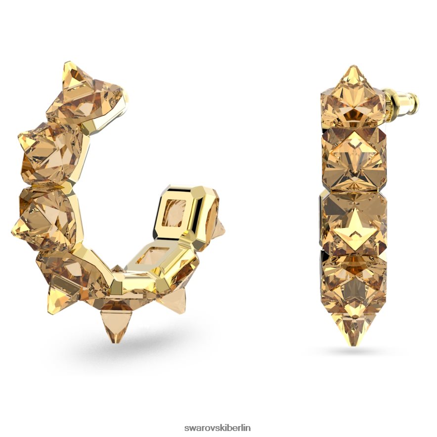 Swarovski Ortyx-Creolen Pyramidenschliff, Goldton, vergoldet Schmuck HLT448905
