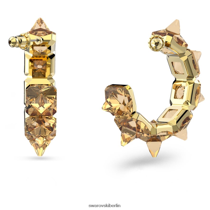 Swarovski Ortyx-Creolen Pyramidenschliff, Goldton, vergoldet Schmuck HLT448905