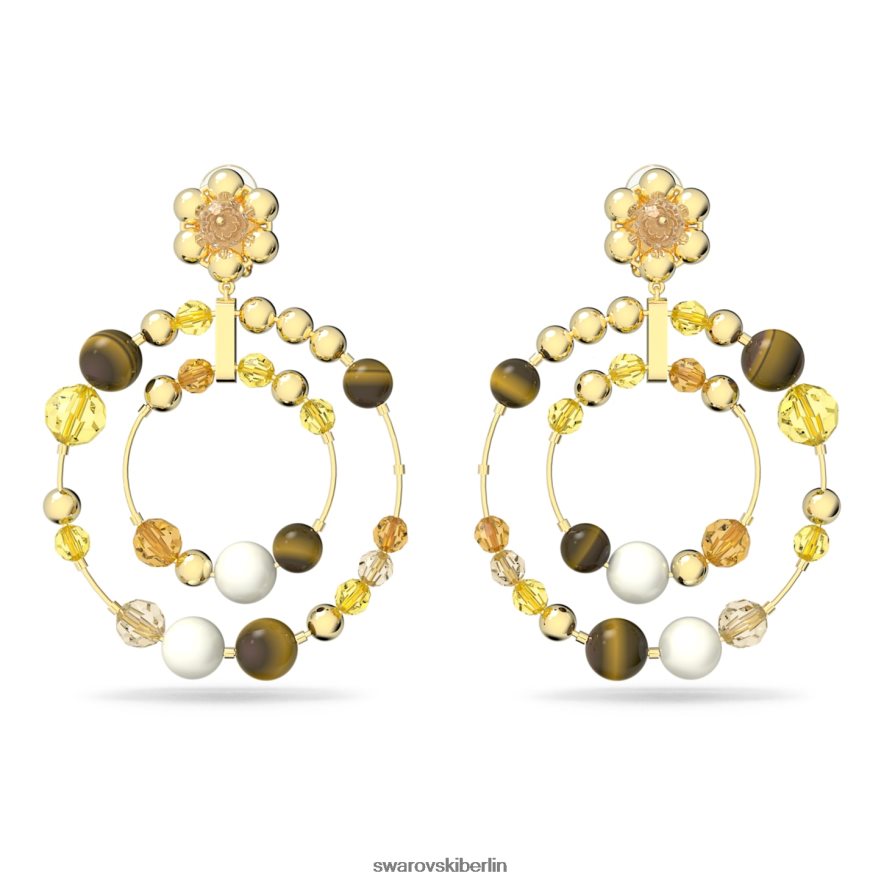 Swarovski Somnia-Creolen mehrfarbig, vergoldet Schmuck HLT448930