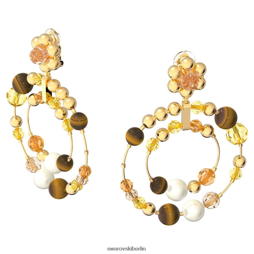 Swarovski Somnia-Creolen mehrfarbig, vergoldet Schmuck HLT448930