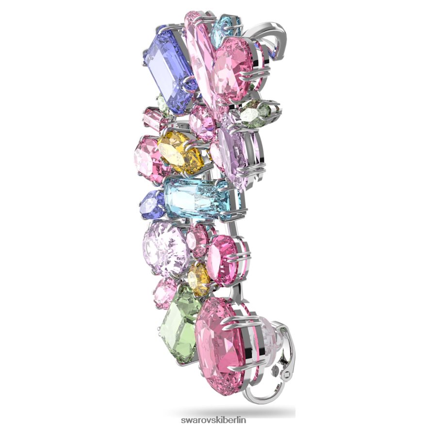 Swarovski Gema-Ohrmanschette einzelne, übergroße Kristalle, mehrfarbig, rhodiniert Schmuck HLT448971