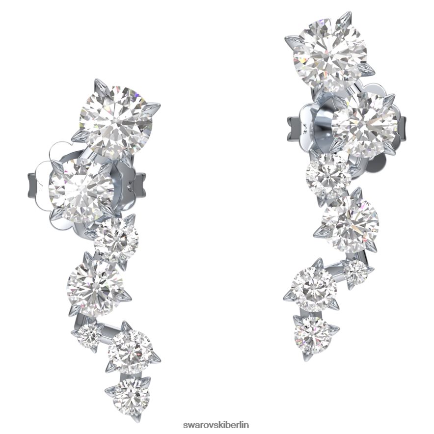 Swarovski Intime Ohrmanschetten 14 Karat Weißgold Schmuck HLT448960