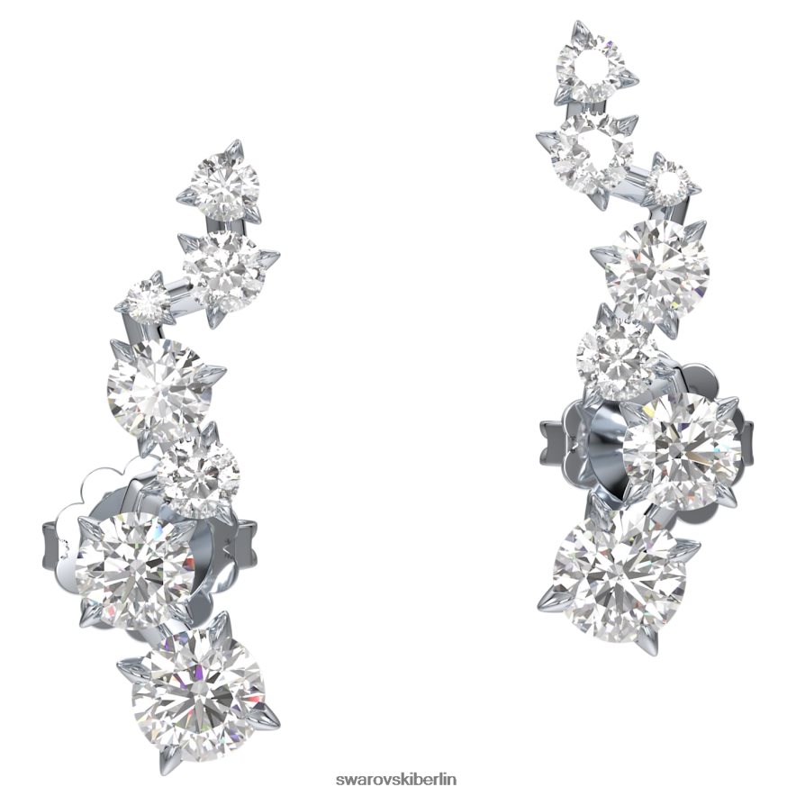 Swarovski Intime Ohrmanschetten 14 Karat Weißgold Schmuck HLT448960