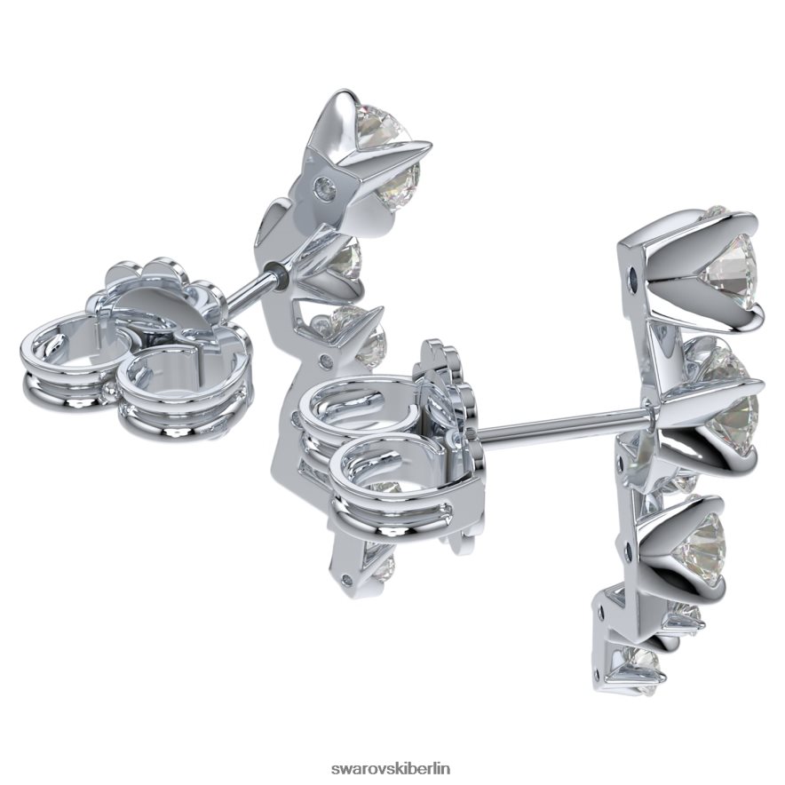 Swarovski Intime Ohrmanschetten 14 Karat Weißgold Schmuck HLT448960